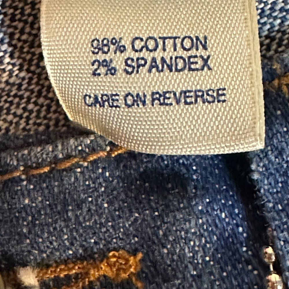Frankie b Jeans Size 2, Inseam: 34 Inches. patchwork bootcut - Picture 12 of 14